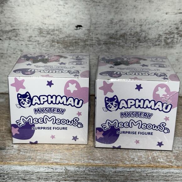 Lot of 2 Aphmau Mystery MEE MEOWS & FRIENDS Surprise Figure LITTER 5 SEALED NEW - Picture 5 of 12